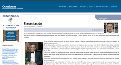 Desktop Screenshot of oclusion.es