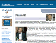 Tablet Screenshot of oclusion.es